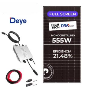GERADOR DE ENERGIA SOLAR MICROINVERSOR DEYE 1,665 kWp